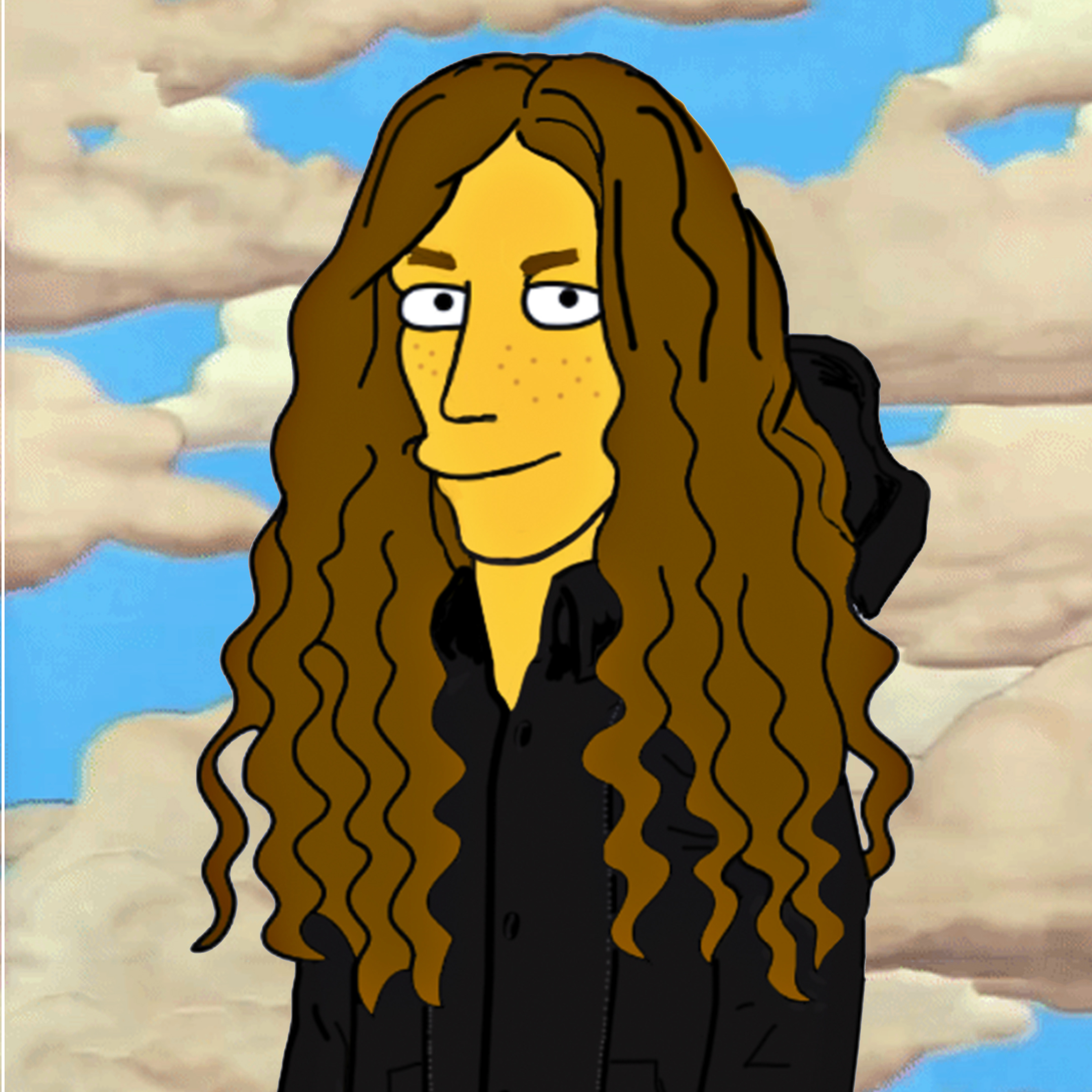 noah travis phillips the simpons cloud background